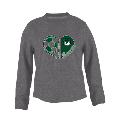Granite Bay Grizzlies Heart Soccer Women's Sweatshirt
