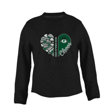 Granite Bay Grizzlies Heart Cheer Women's Sweatshirt