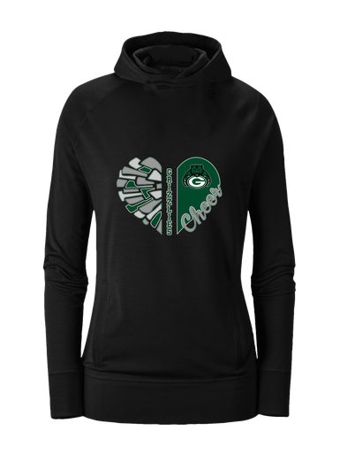 Granite Bay Grizzlies Heart Cheer Women's Hoodie