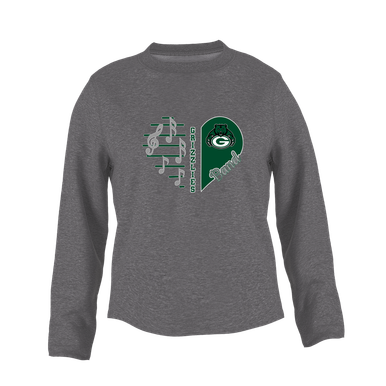 Granite Bay Grizzlies Heart Band Women's Sweatshirt