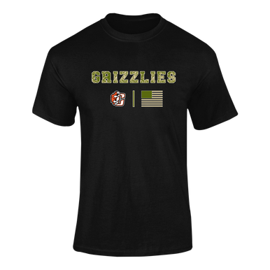 Central East Grizzlies Camo Flag Men's Premium SS T-Shirt