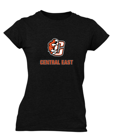 Central East Grizzlies Mascot #2 Women's Premium SS T-Shirt