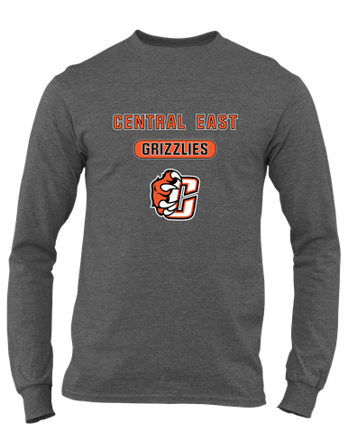 Central East Grizzlies Mascot #3 Men's LS T-Shirt