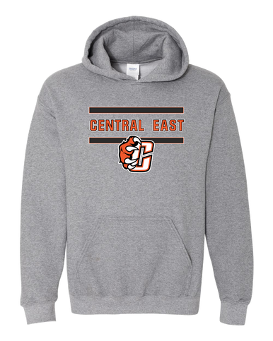 Central East Grizzlies Mascot #4 Men's Hoodie