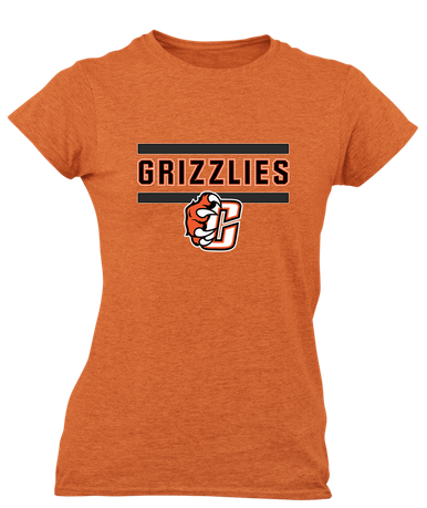 Central East Grizzlies Mascot #5 Women's SS T-Shirt