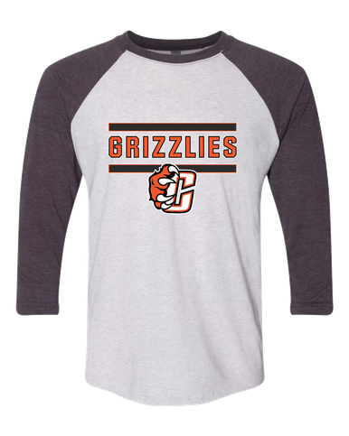 Central East Grizzlies Mascot #5 Women's Baseball T-Shirt