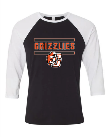 Central East Grizzlies Mascot #5 Men's Baseball T-Shirt