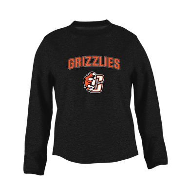 Central East Grizzlies Mascot #6 Women's Sweatshirt