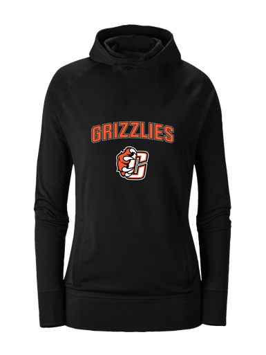 Central East Grizzlies Mascot #6 Women's Hoodie