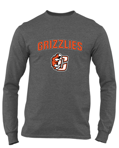 Central East Grizzlies Mascot #6 Men's LS T-Shirt