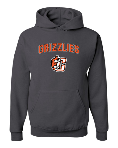 Central East Grizzlies Mascot #6 Men's Premium Hoodie