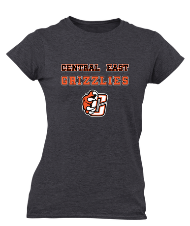 Central East Grizzlies Spirit Women's Premium SS T-Shirt
