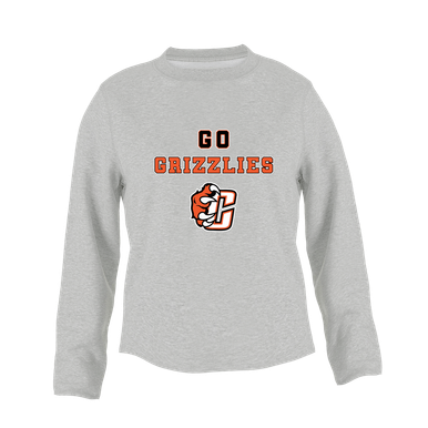 Central East Grizzlies Go Team Women's Sweatshirt