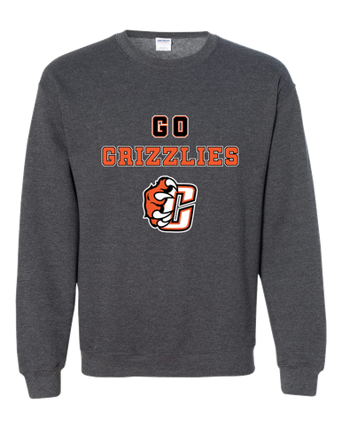 Central East Grizzlies Go Team Men's Sweatshirt