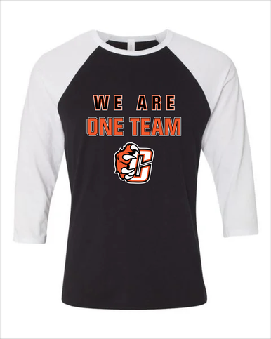 Central East Grizzlies We Are One Team Men's Baseball T-Shirt