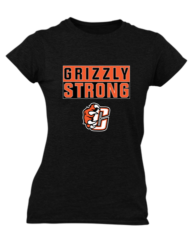Central East Grizzlies Strong #1 Women's Premium SS T-Shirt