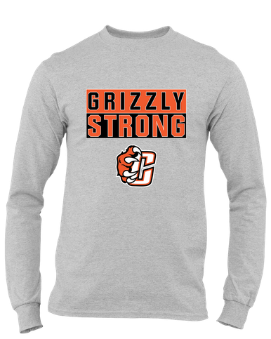 Central East Grizzlies Strong #1 Men's LS T-Shirt