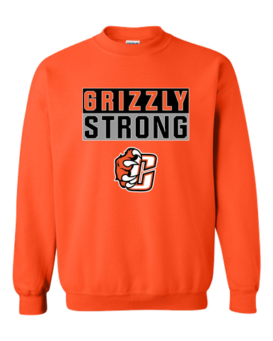 Central East Grizzlies Strong #1 Men's Sweatshirt