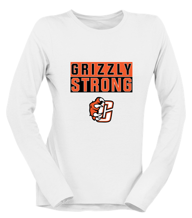 Central East Grizzlies Strong #1 Women's Premium LS T-Shirt