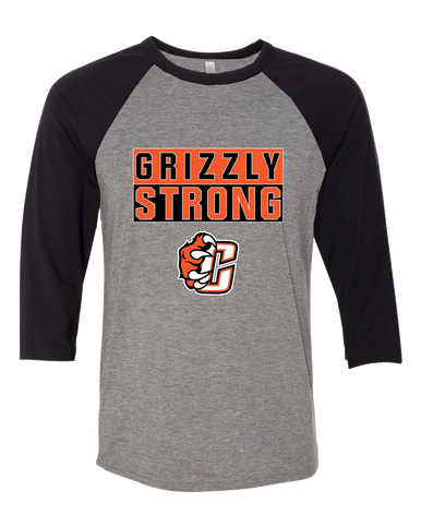 Central East Grizzlies Strong #1 Men's Baseball T-Shirt