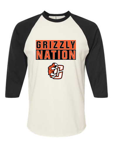 Central East Grizzlies Nation #1 Men's Baseball T-Shirt