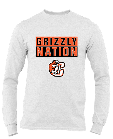 Central East Grizzlies Nation #1 Men's LS T-Shirt
