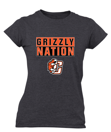 Central East Grizzlies Nation #1 Women's SS T-Shirt
