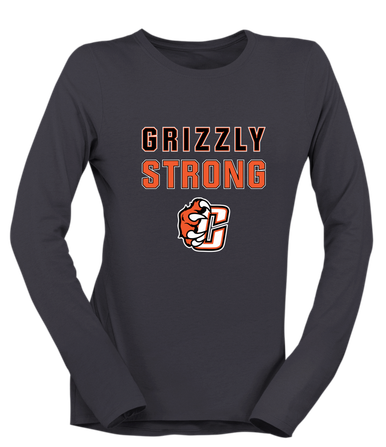 Central East Grizzlies Strong #2 Women's Premium LS T-Shirt