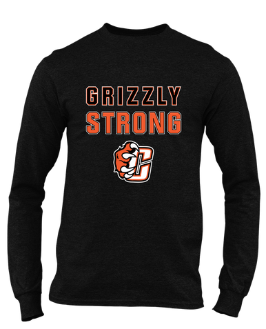Central East Grizzlies Strong #2 Men's Premium LS T-Shirt