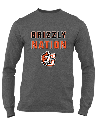 Central East Grizzlies Nation #2 Men's LS T-Shirt