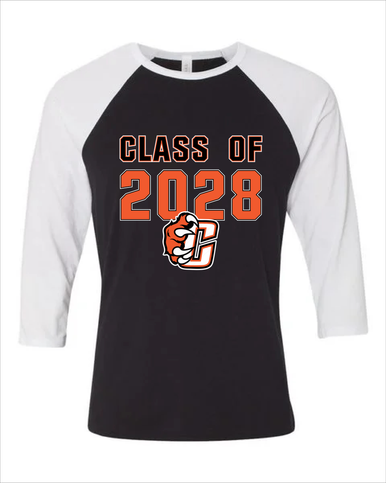 Central East Grizzlies Class of 2028 Men's Baseball T-Shirt