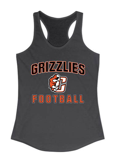 Central East Grizzlies Football #1 Women's Tank Top