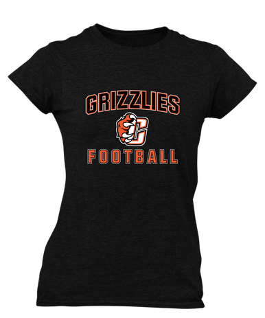 Central East Grizzlies Football #1 Women's Premium SS T-Shirt
