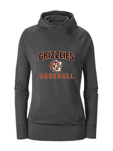 Central East Grizzlies Baseball #1 Women's Hoodie
