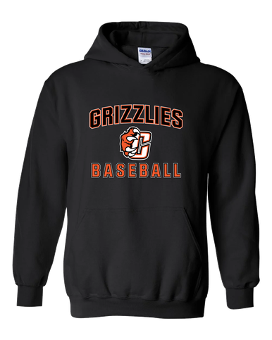 Central East Grizzlies Baseball #1 Men's Hoodie