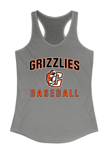 Central East Grizzlies Baseball #1 Women's Tank Top