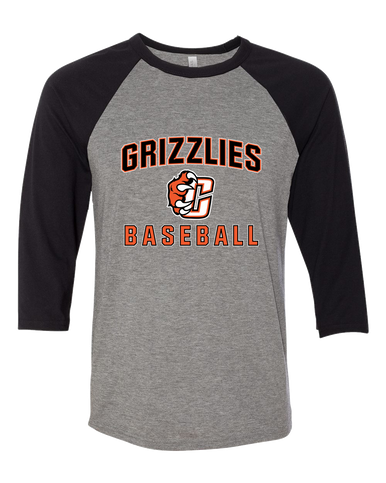 Central East Grizzlies Baseball #1 Women's Baseball T-Shirt