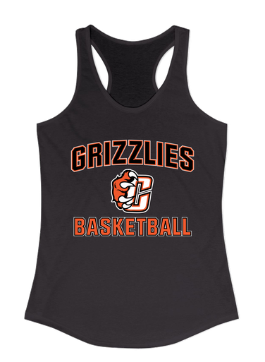 Central East Grizzlies Basketball #1 Women's Tank Top