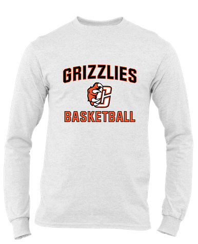 Central East Grizzlies Basketball #1 Men's LS T-Shirt