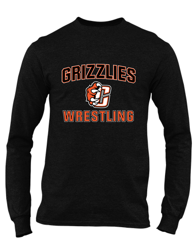 Central East Grizzlies Wrestling Men's LS T-Shirt