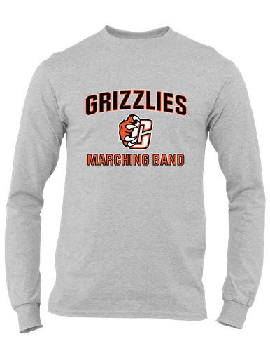 Central East Grizzlies Marching Band Men's LS T-Shirt