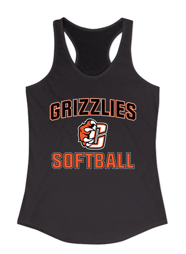 Central East Grizzlies Softball #1 Women's Tank Top