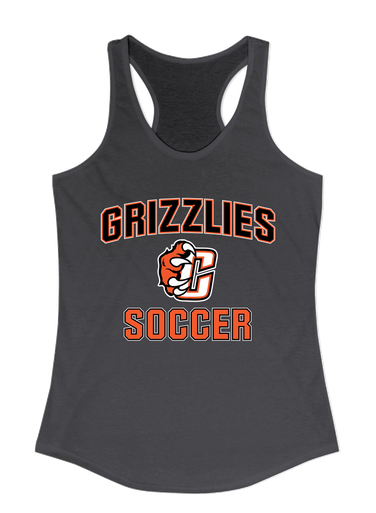 Central East Grizzlies Soccer #1 Women's Tank Top