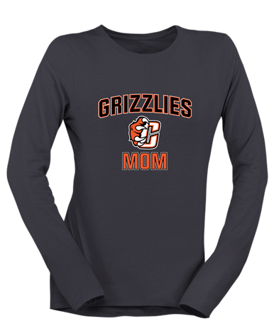 Central East Grizzlies Mom Women's LS T-Shirt