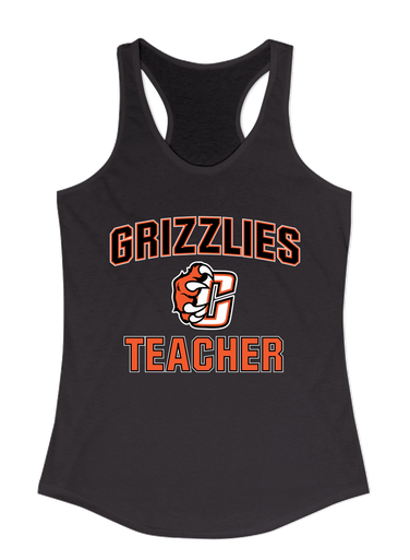 Central East Grizzlies Teacher Women's Tank Top