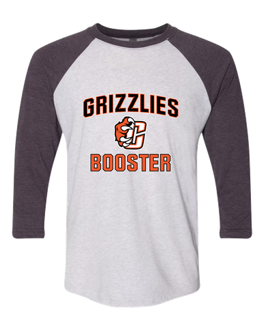 Central East Grizzlies Booster Men's Baseball T-Shirt