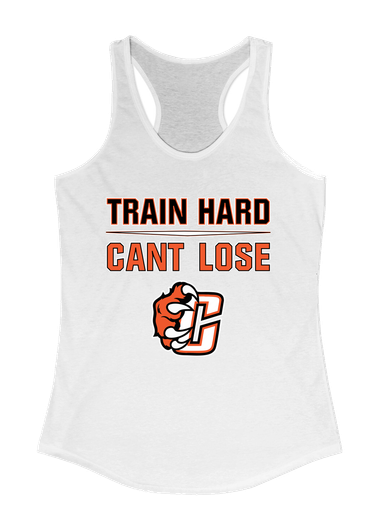 Central East Grizzlies Train Hard, Can't Lose Women's Tank Top