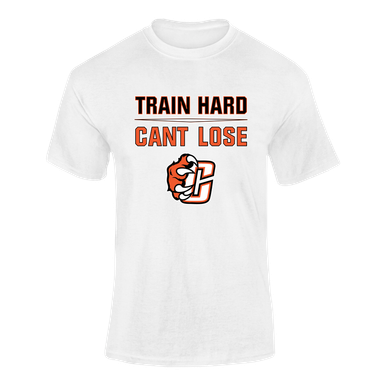 Central East Grizzlies Train Hard, Can't Lose Men's SS T-Shirt