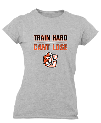 Central East Grizzlies Train Hard, Can't Lose Women's SS T-Shirt