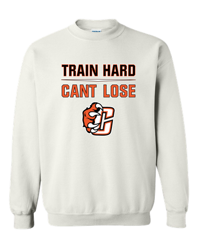 Central East Grizzlies Train Hard, Can't Lose Men's Sweatshirt